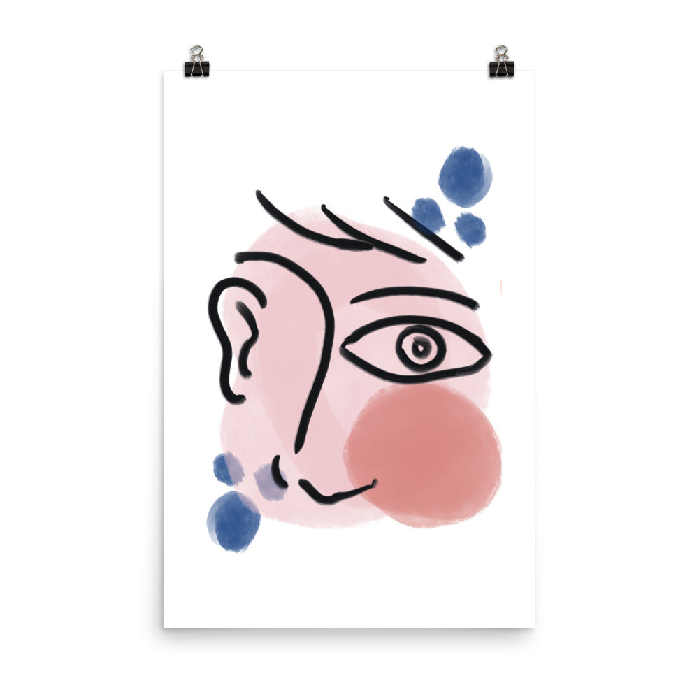 abstractface - Poster