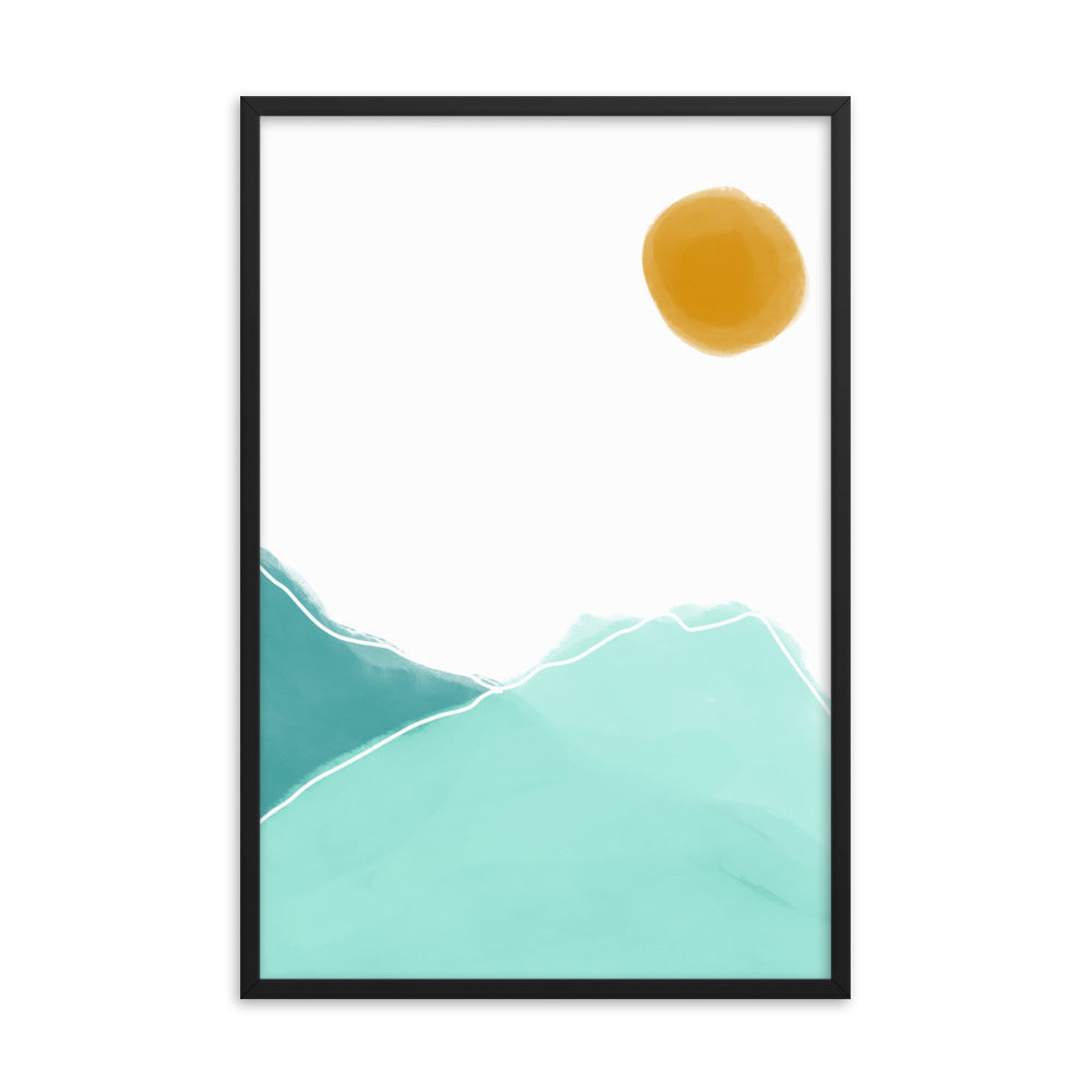 bluemountains - Framed poster