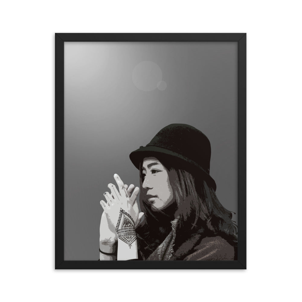 thoughtful - Framed poster