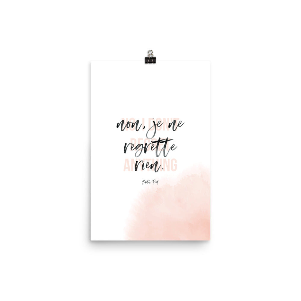 noregrets - Poster