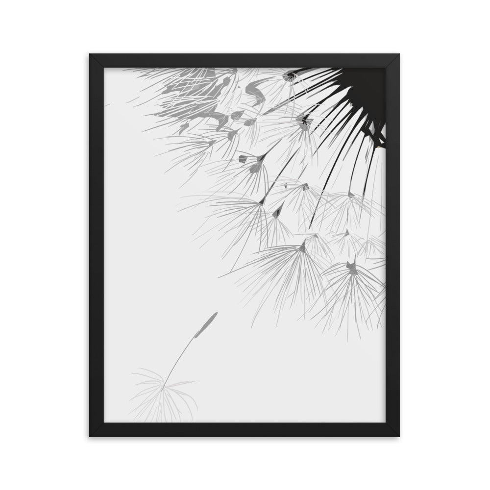 dandelion - Framed poster