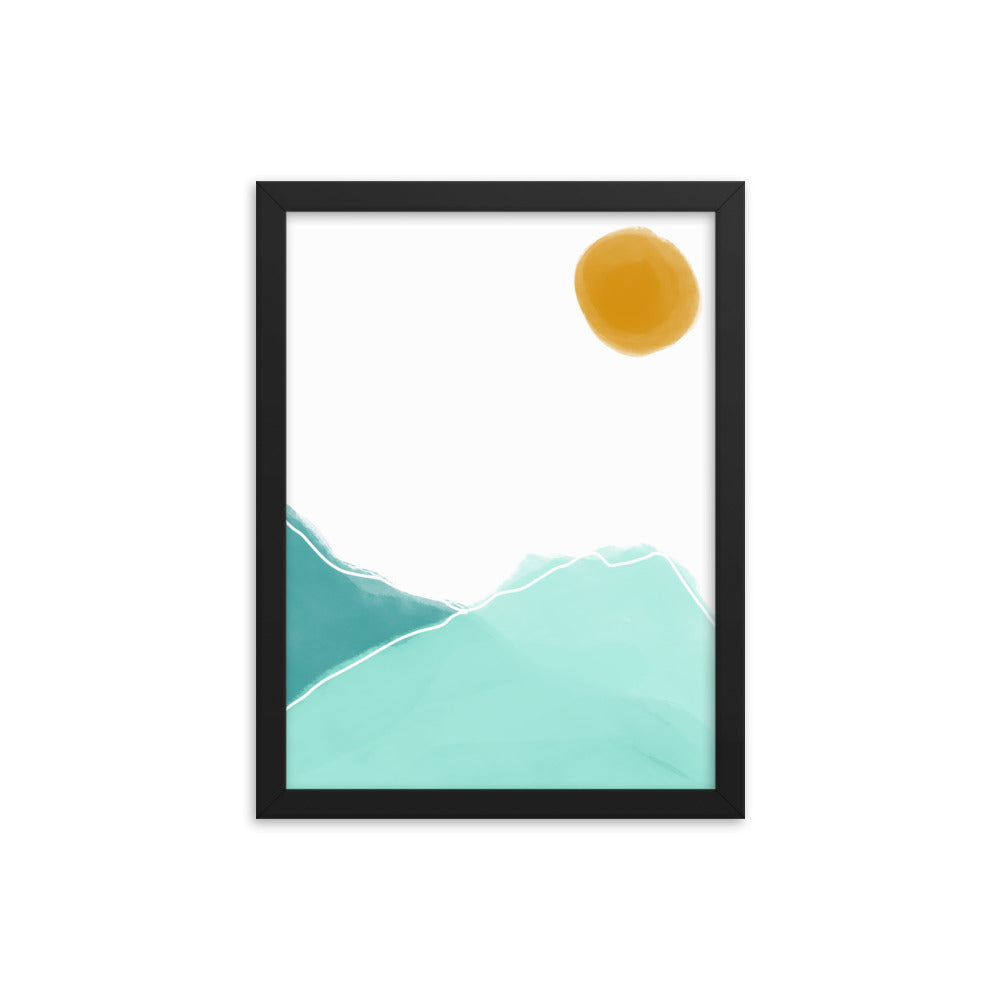 bluemountains - Framed poster