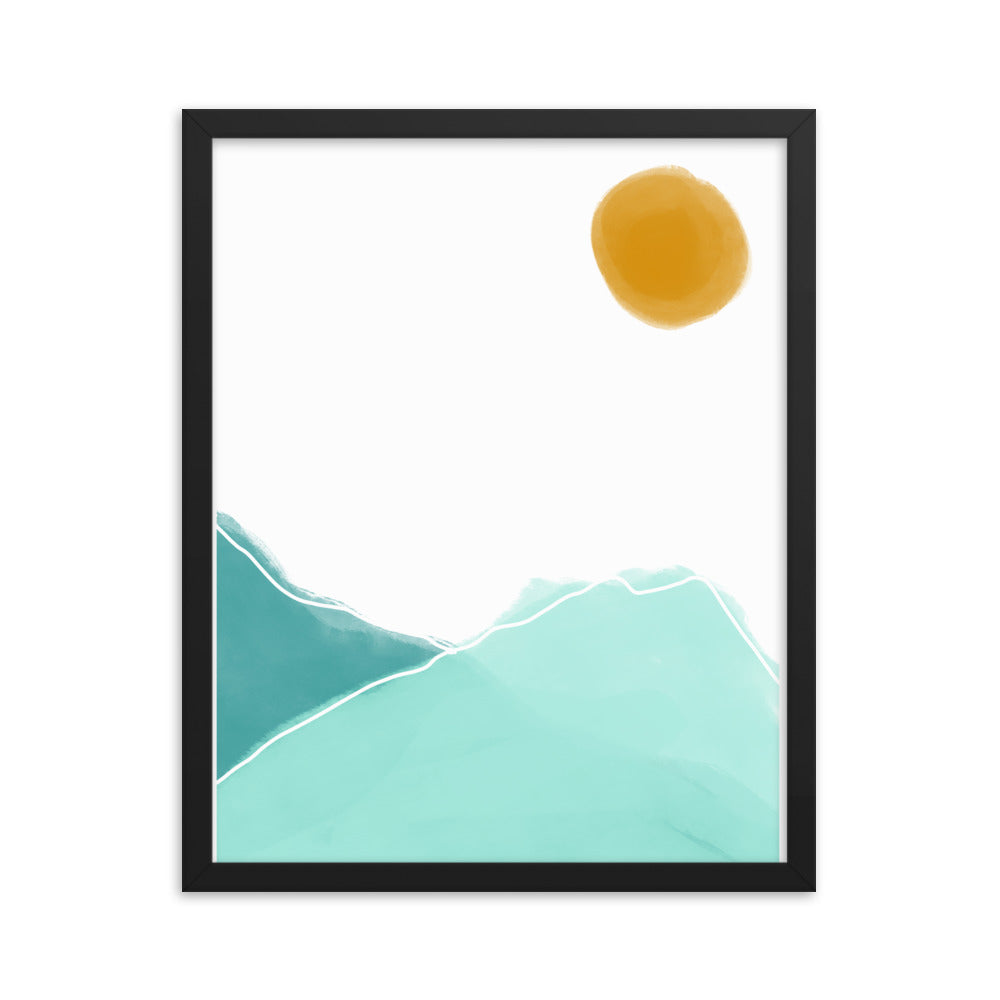 bluemountains - Framed poster