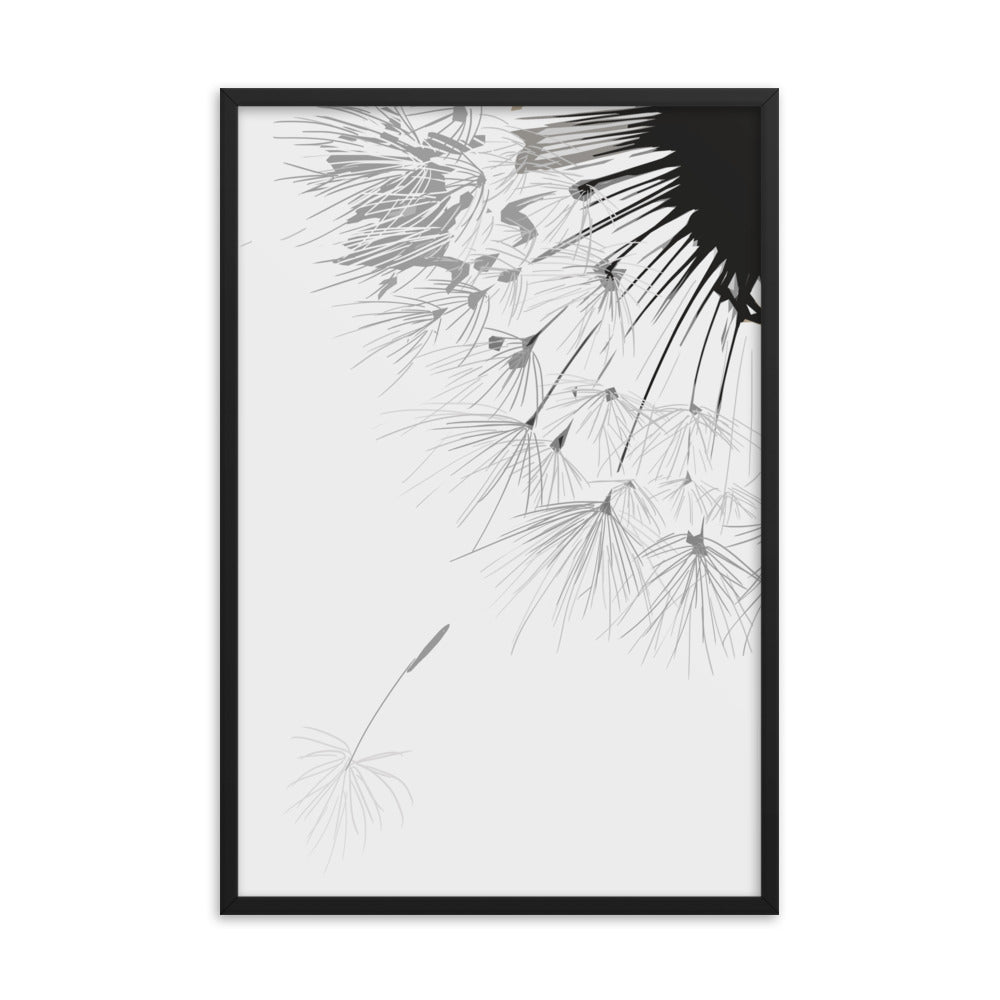 dandelion - Framed poster