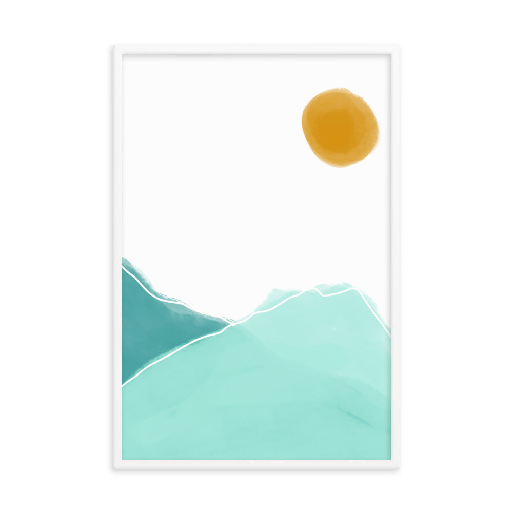 bluemountains - Framed poster