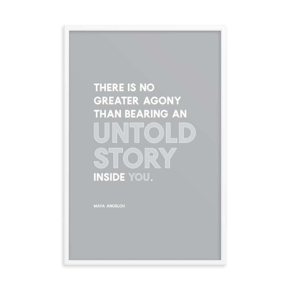 untoldstory - Framed poster