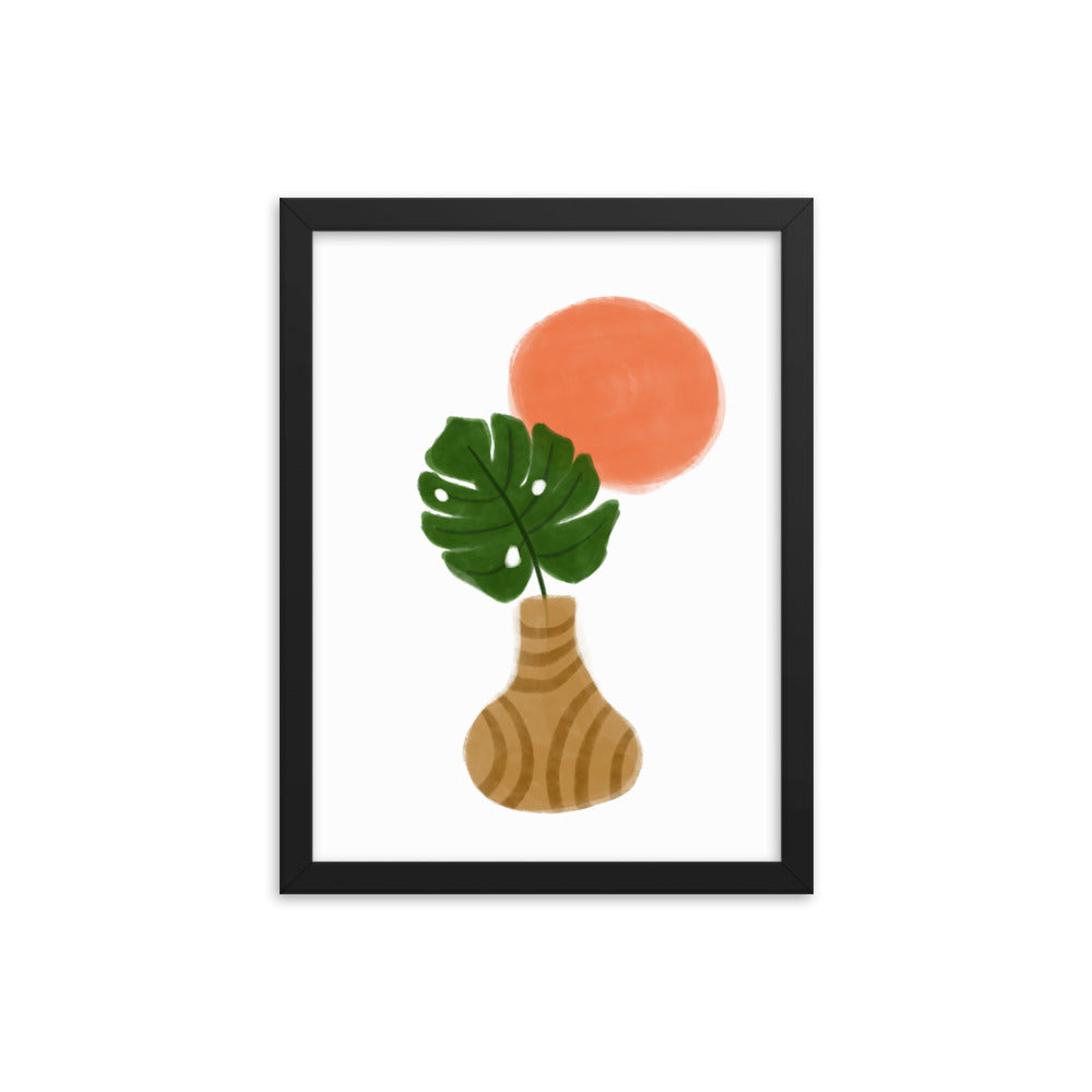 mediterraneanleaf - Framed poster