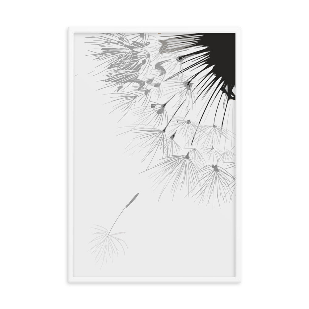 dandelion - Framed poster