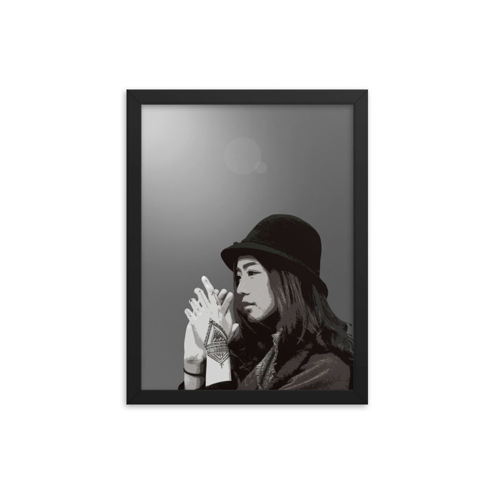 thoughtful - Framed poster