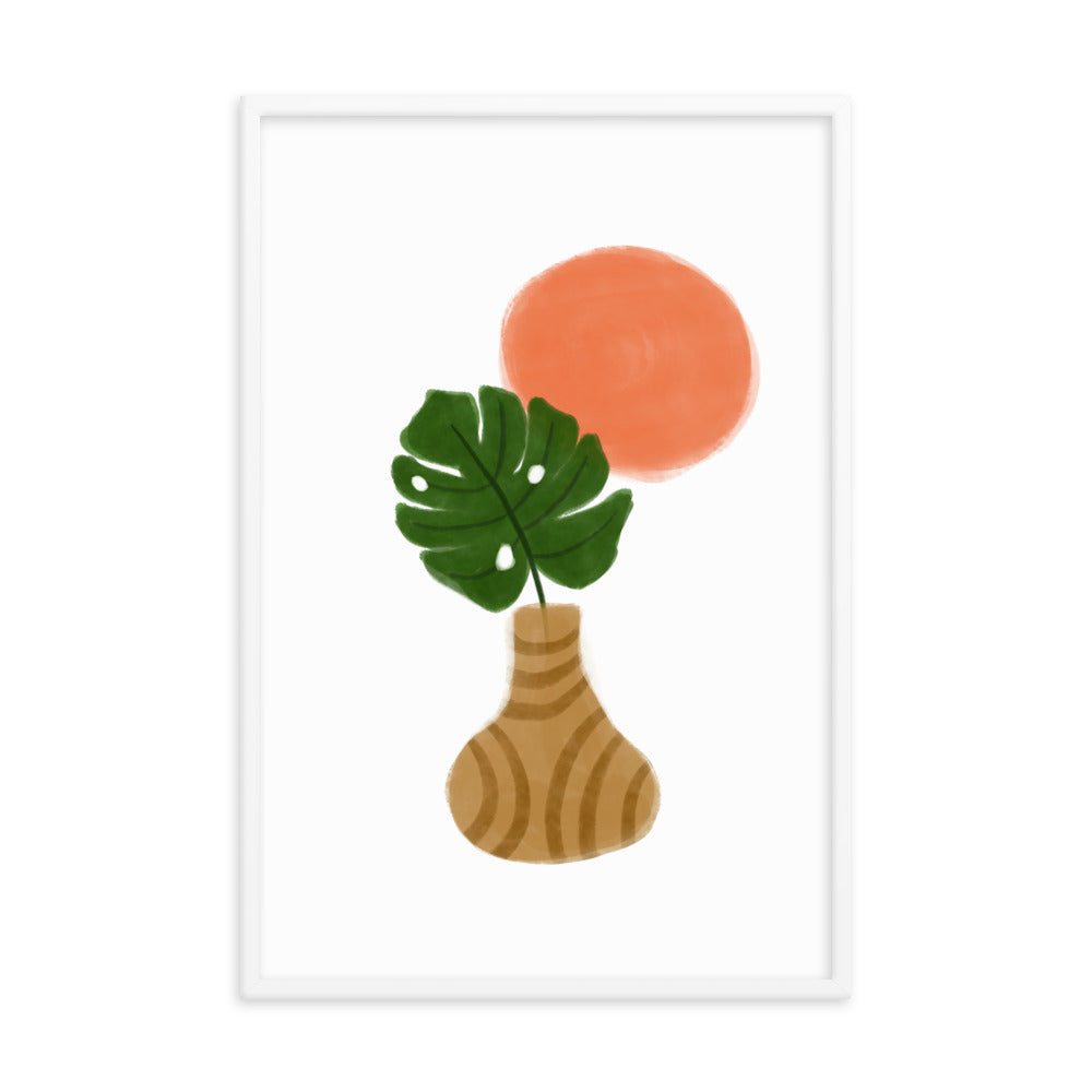 mediterraneanleaf - Framed poster