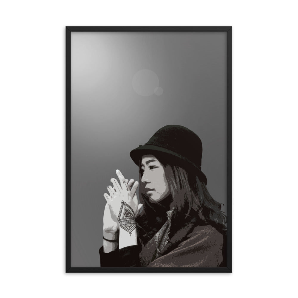 thoughtful - Framed poster
