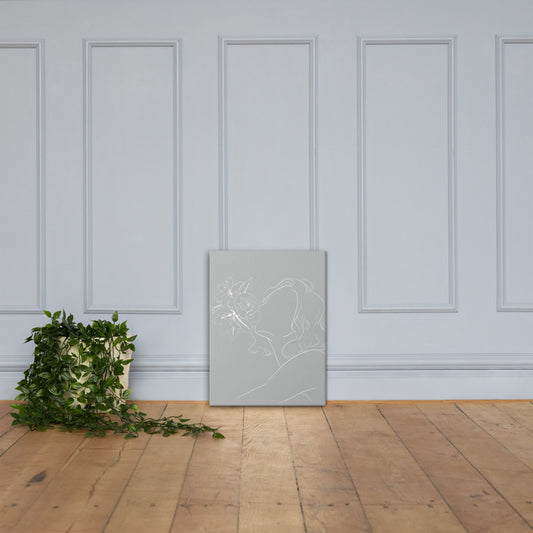 rosekiss_grey - Canvas