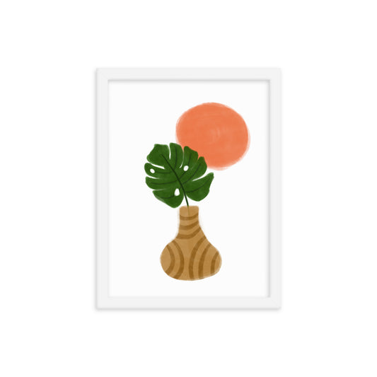 mediterraneanleaf - Framed poster