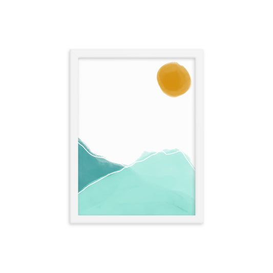 bluemountains - Framed poster