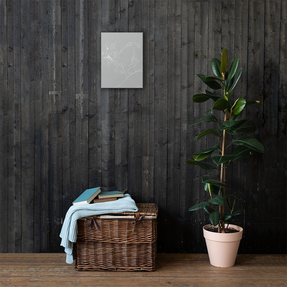 rosekiss_grey - Canvas