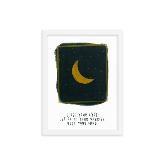 goodnight - Framed poster