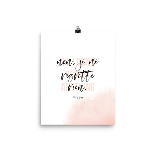 noregrets - Poster